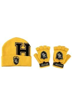 Harry Potter Hufflepuff Beanie & Fingerless Gloves Set