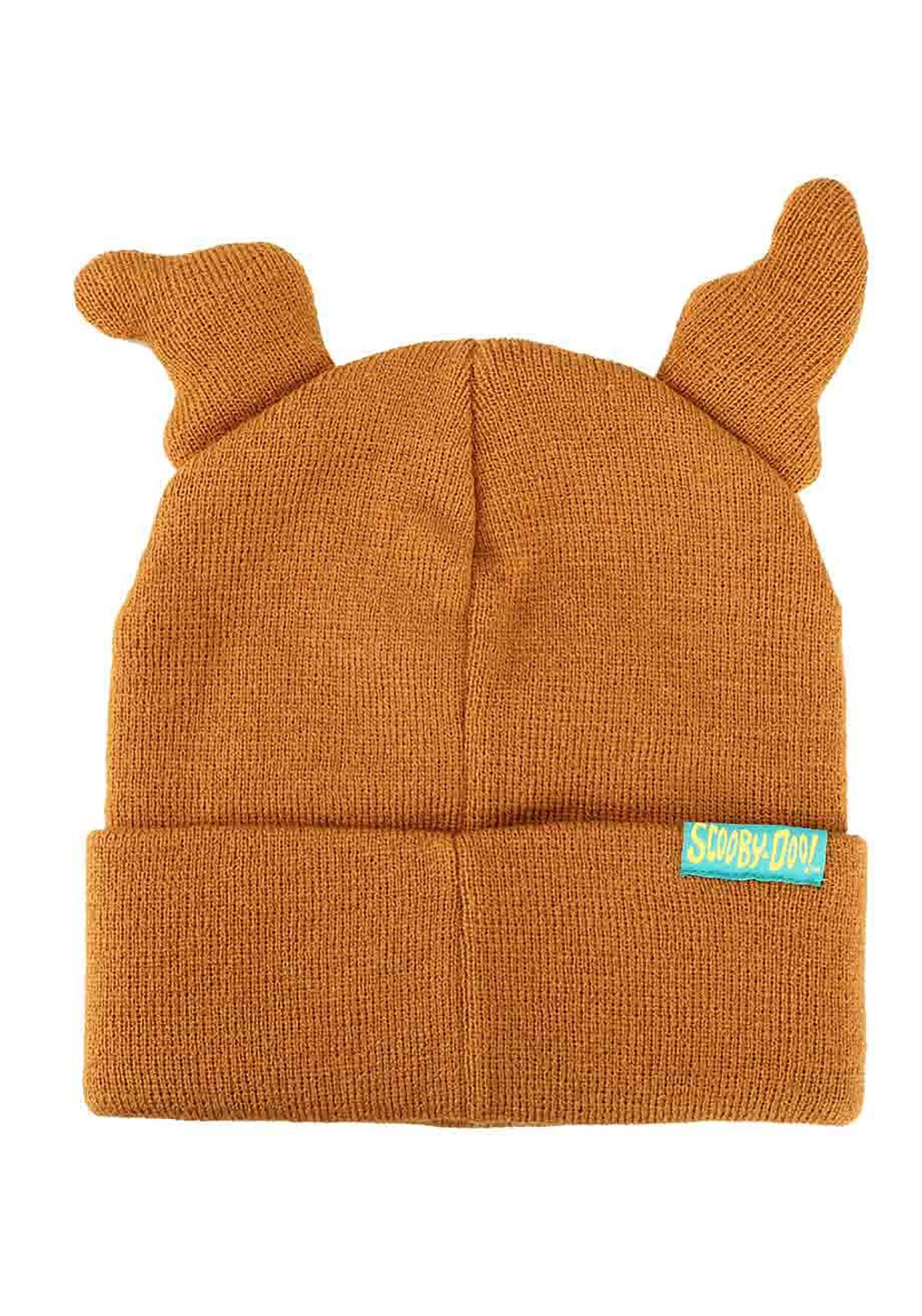 3D Scooby Doo Plush Ears Embroidered Beanie , Scooby Doo Gifts