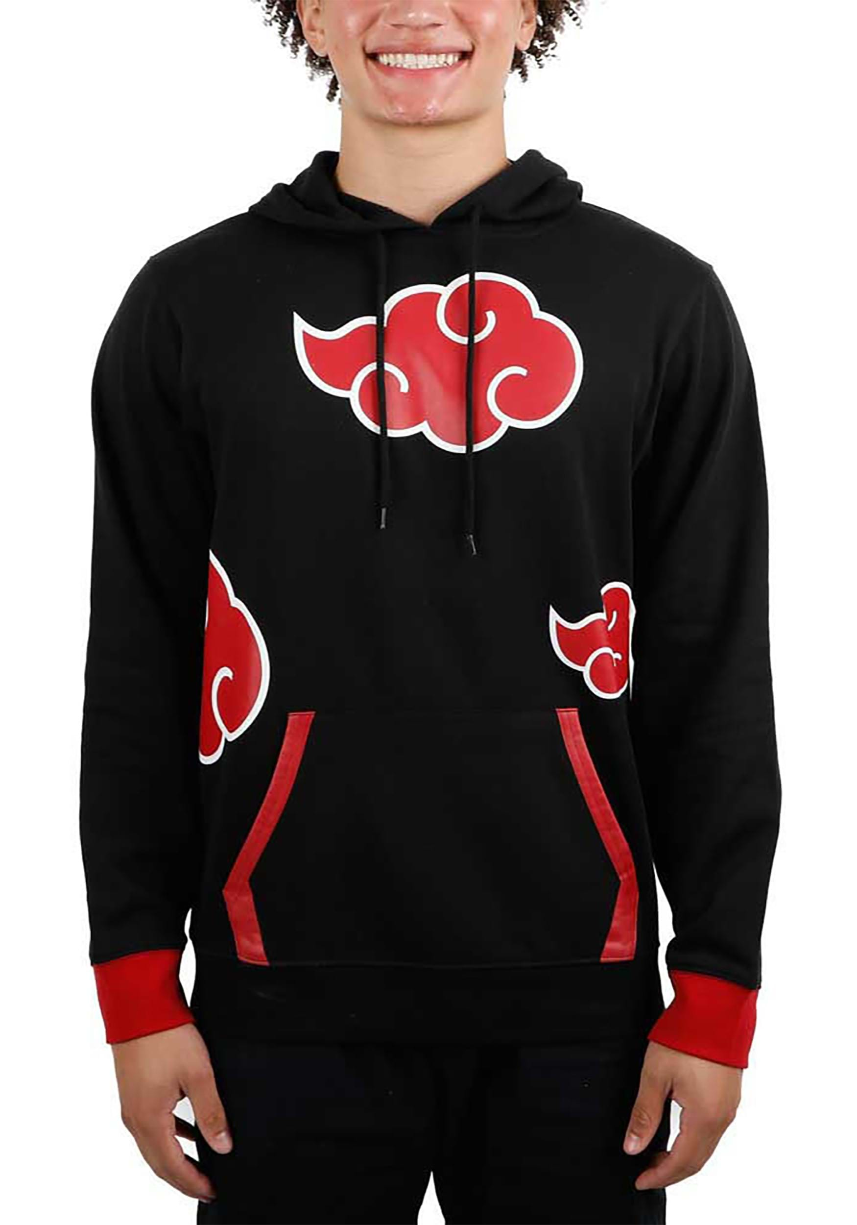 Naruto Akatsuki Cloud Adult Cosplay Hoodie