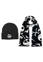 THE NIGHTMARE BEFORE CHRISTMAS BEANIE & SCARF COMB