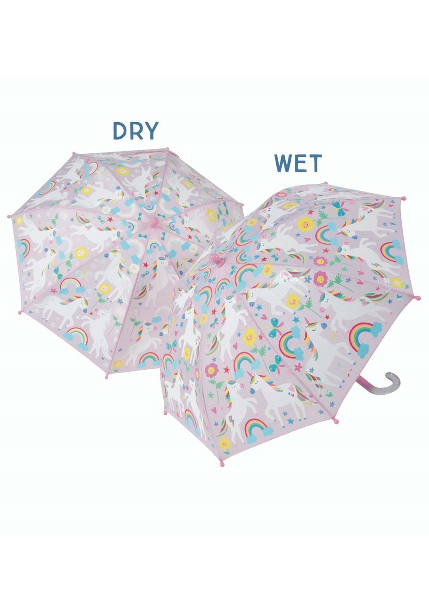 Rainbow Unicorn Umbrella Water Changing