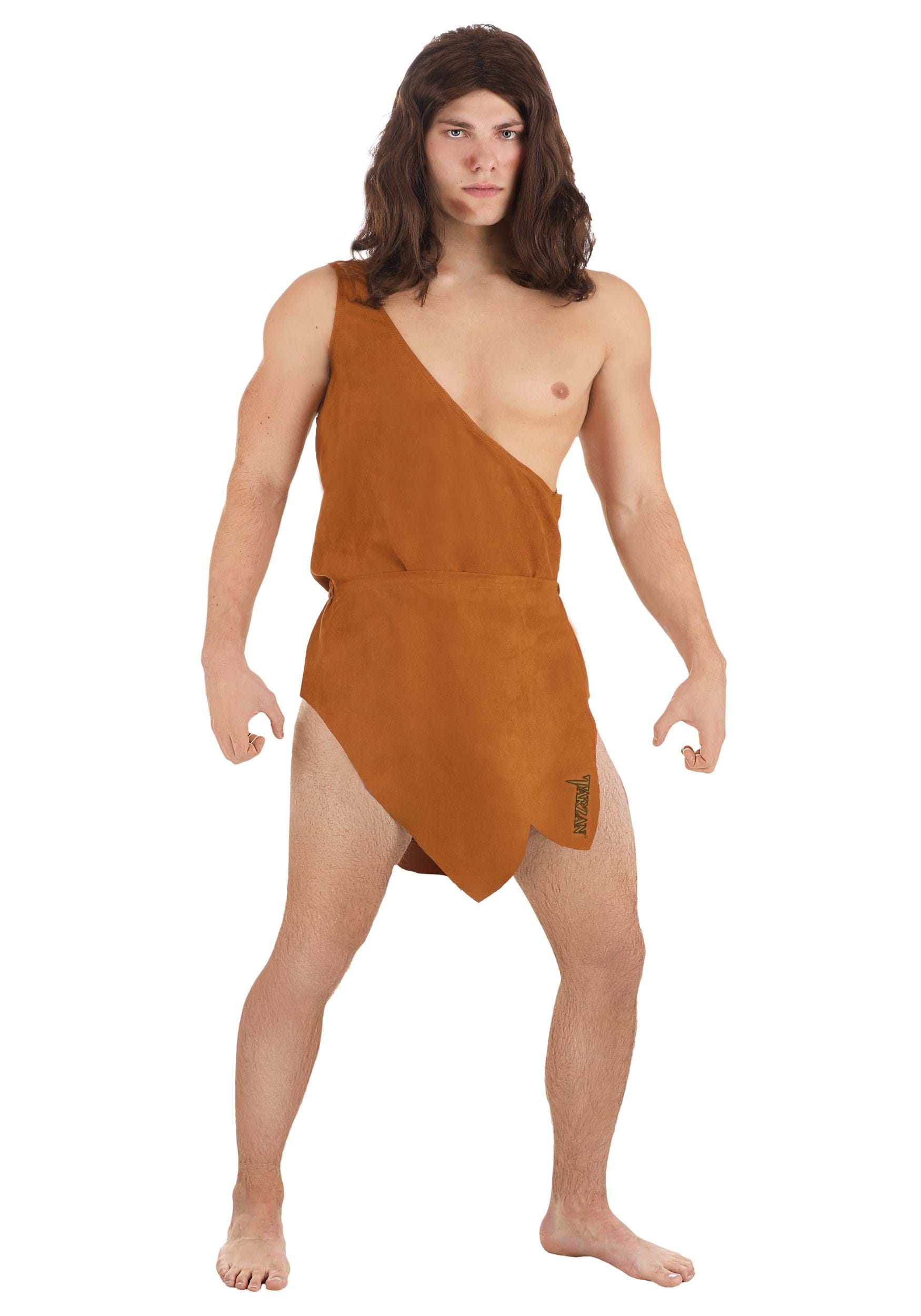 Photos - Fancy Dress FUN Costumes Jungle Tarzan Men's Costume | Adult Storybook Costumes Brown