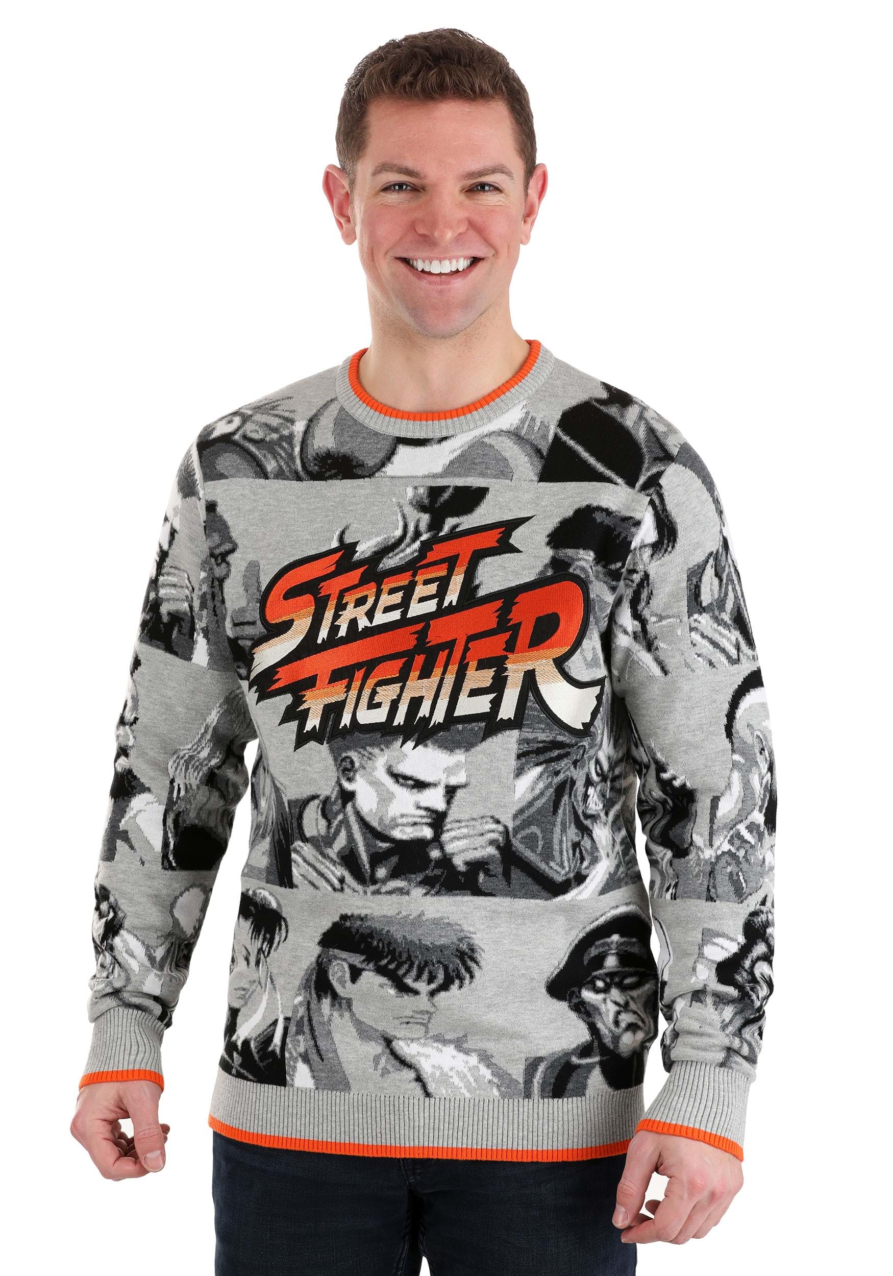 Street Fighter Adult Sweater