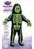 Green Skeleton Toddler Costume alt 1