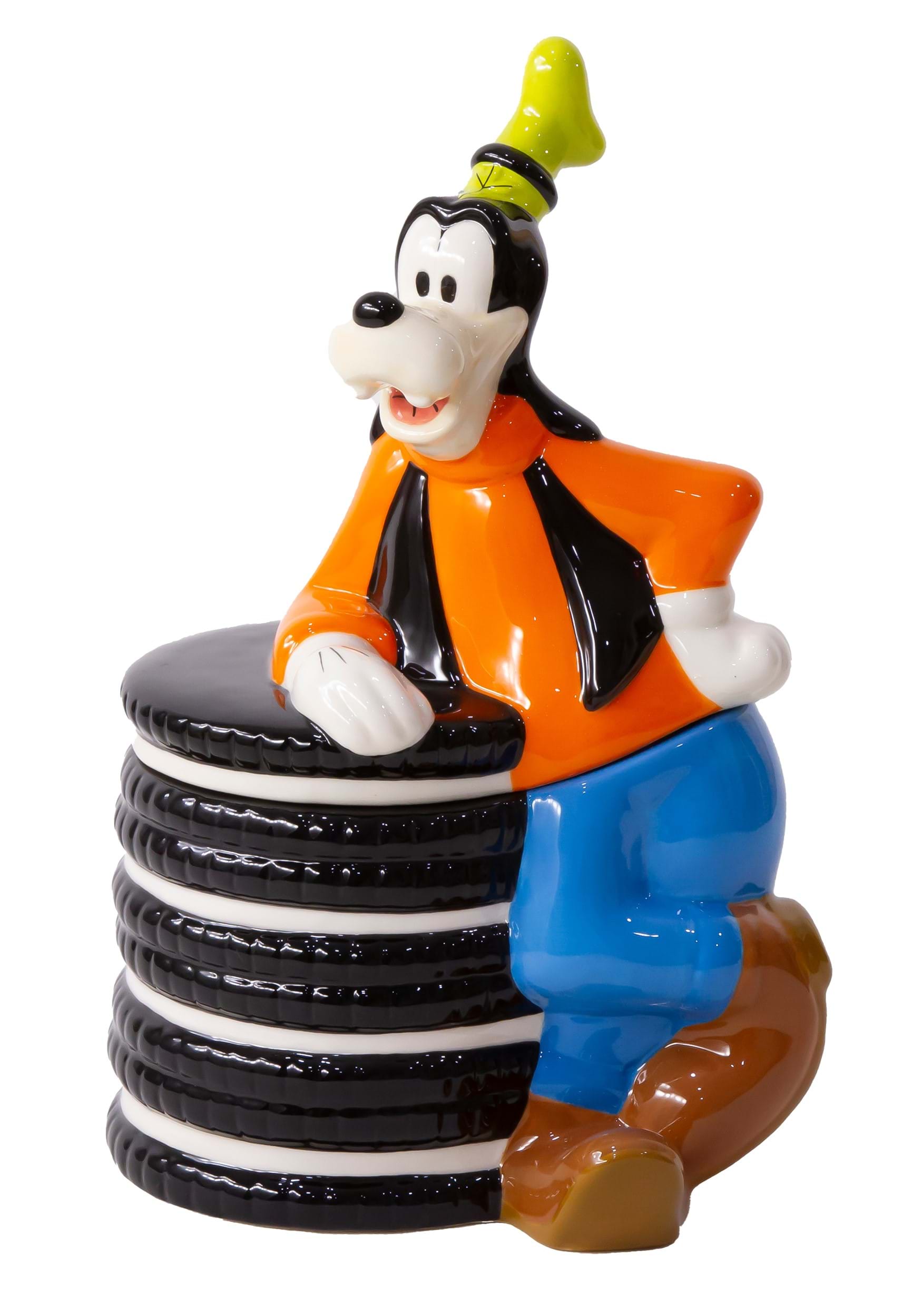 Disney Goofy Cookie Jar with Cookies