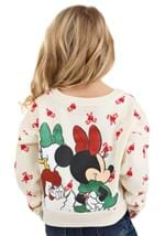 Girls Holiday Glitter Disney and Daisy Sweatshirt Alt 1