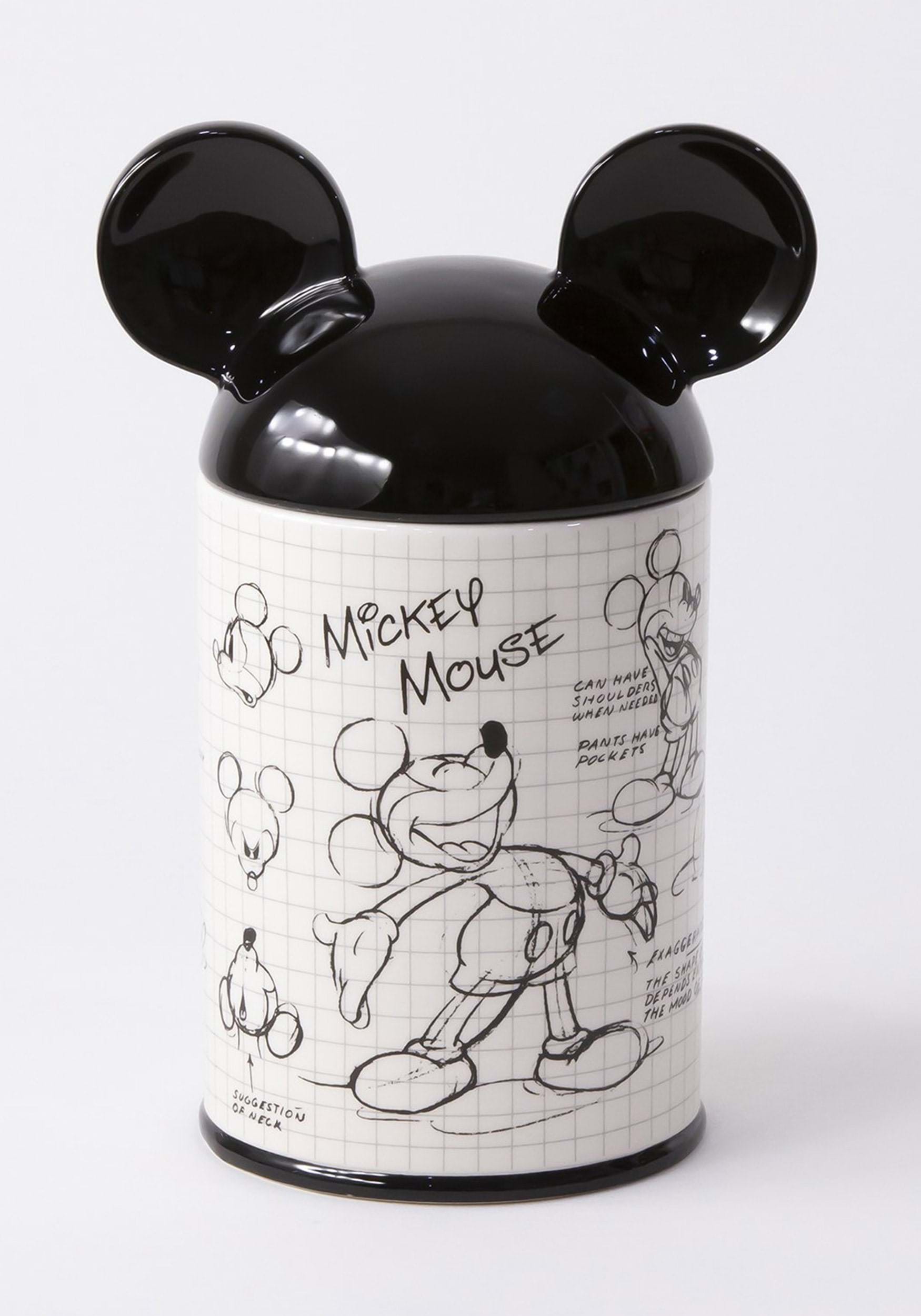 Disney Mickey Sketchbook Cookie Jar