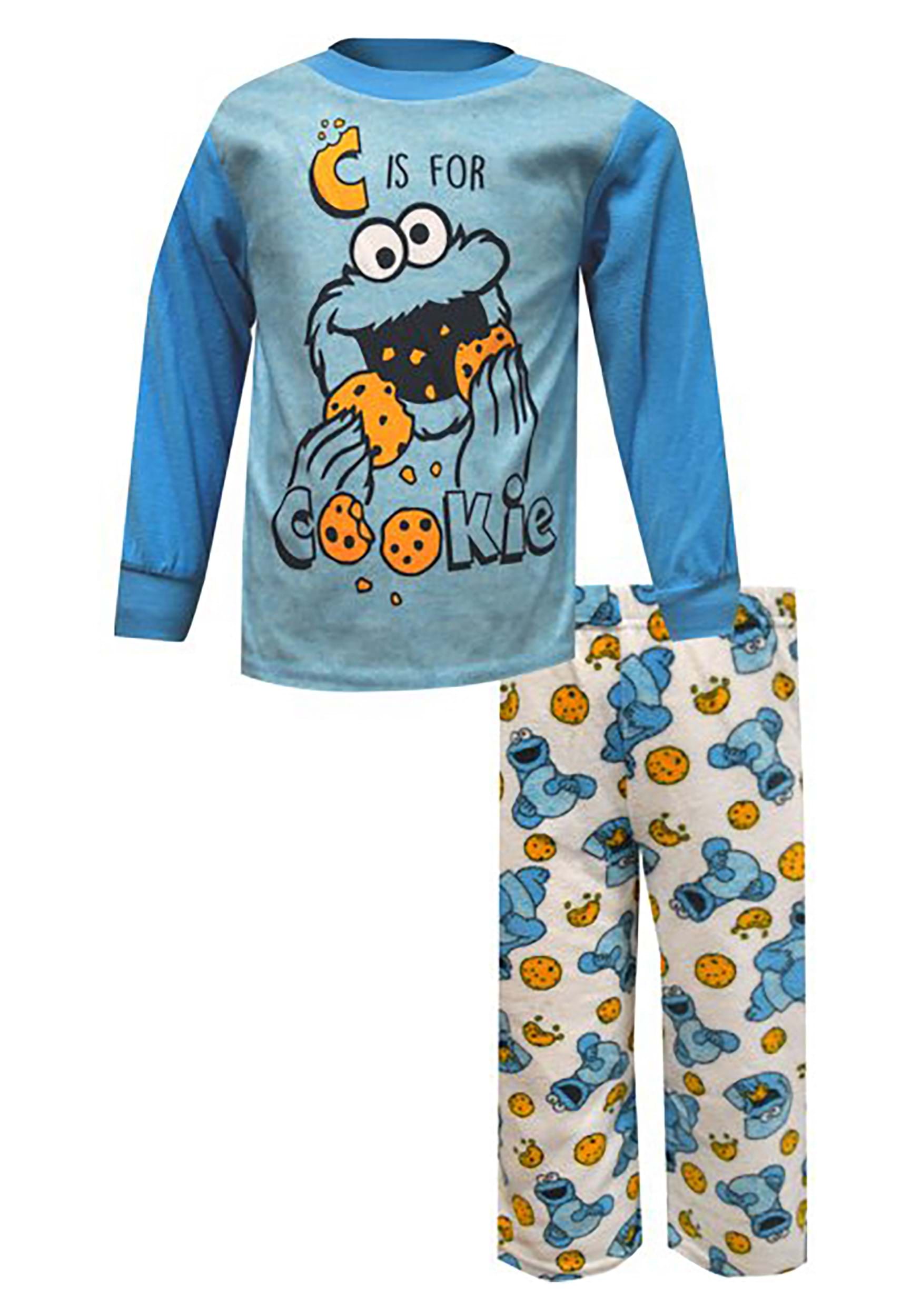 barbecue Verfijning voordat Boy's C is for Cookie Monster Toddler Pajama Set