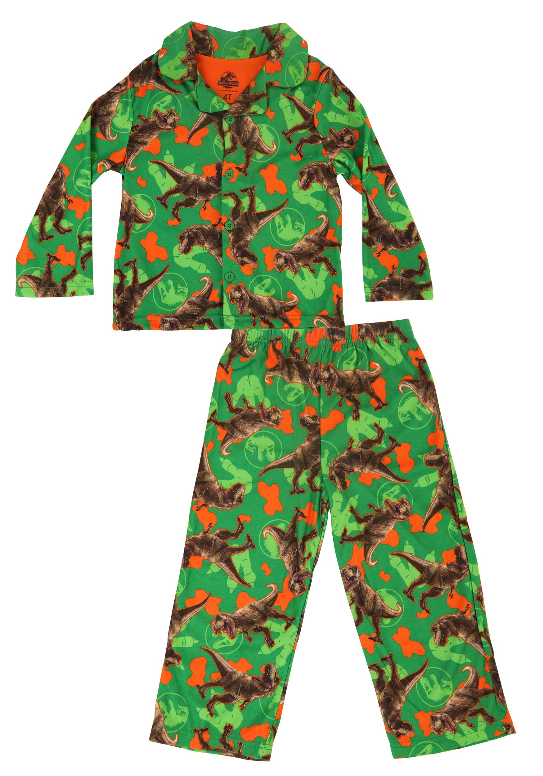 Toddler Boys Jurassic Park Rex Coat Sleep Set | Pajamas and Loungewear
