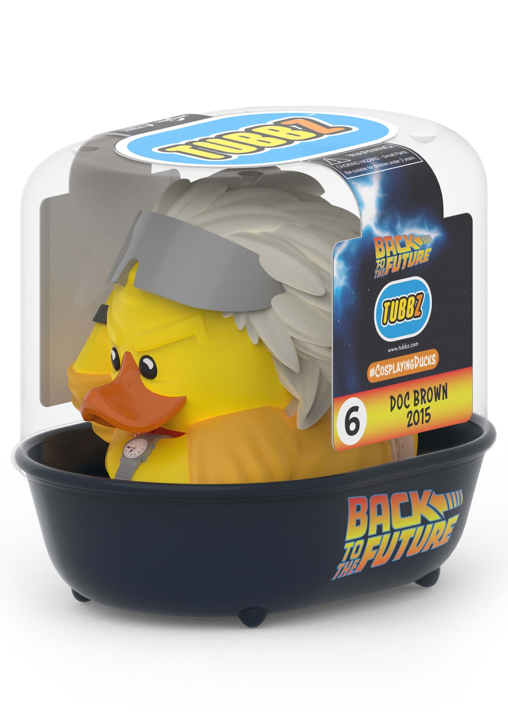 TUBBZ Doc Brown 2015 Cosplaying Duck Collectible