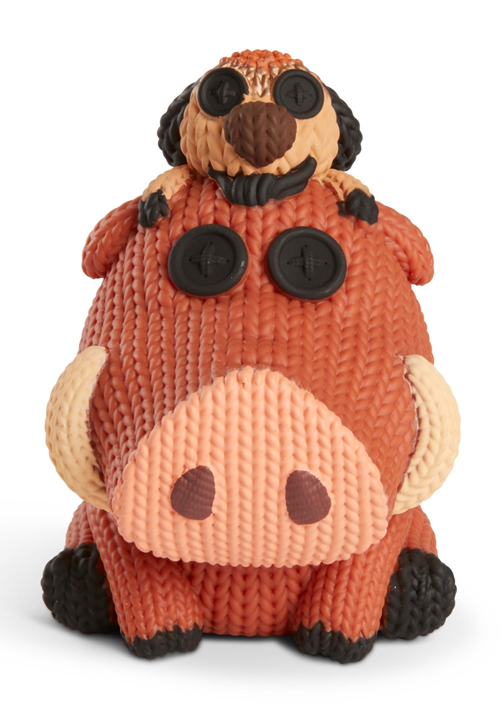 Pumbaa and Timon Handmade by Robots Knit Series Vinyl Figure