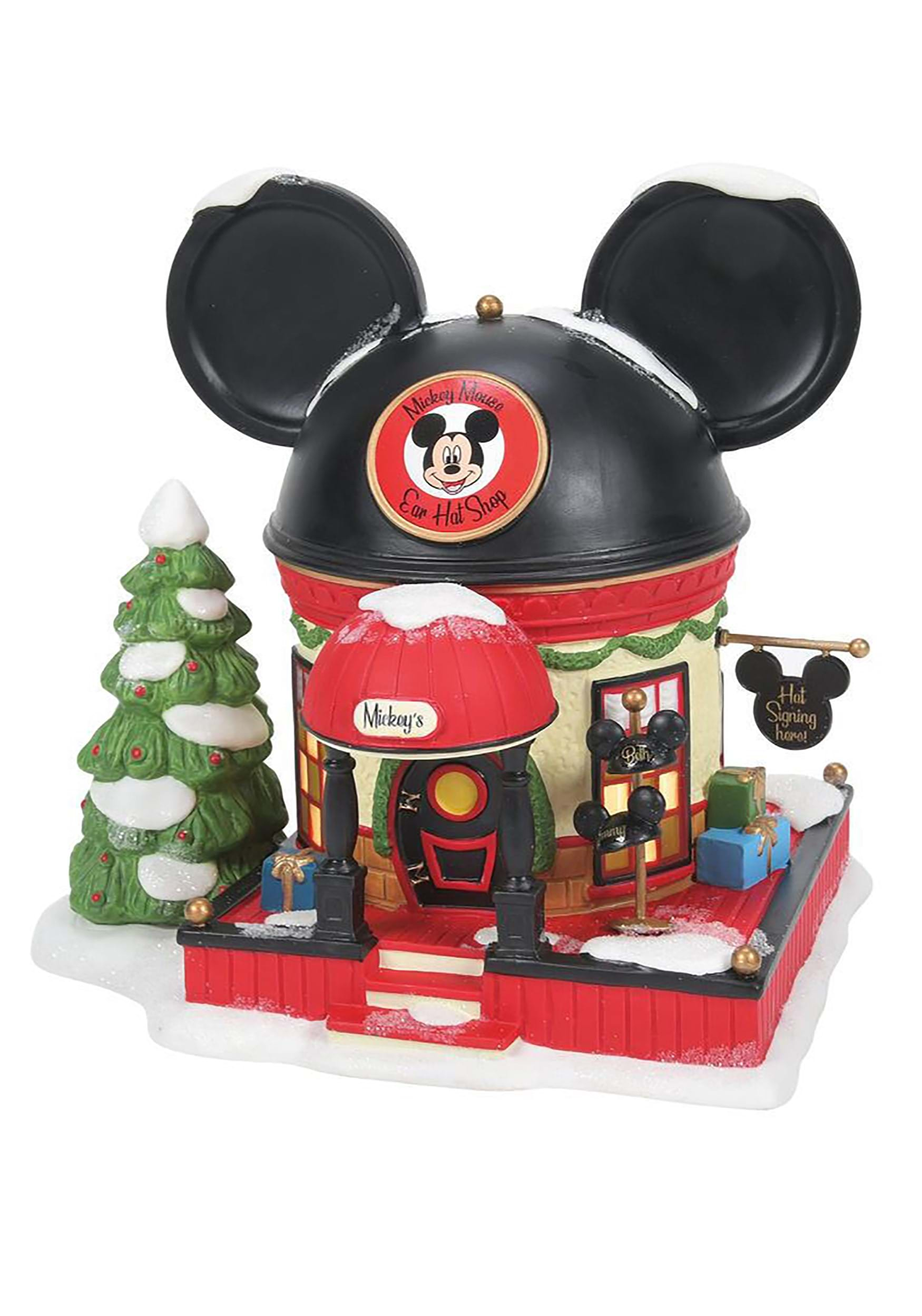 Mickey Mouse Ear Hat Shop Department 56 Decoration