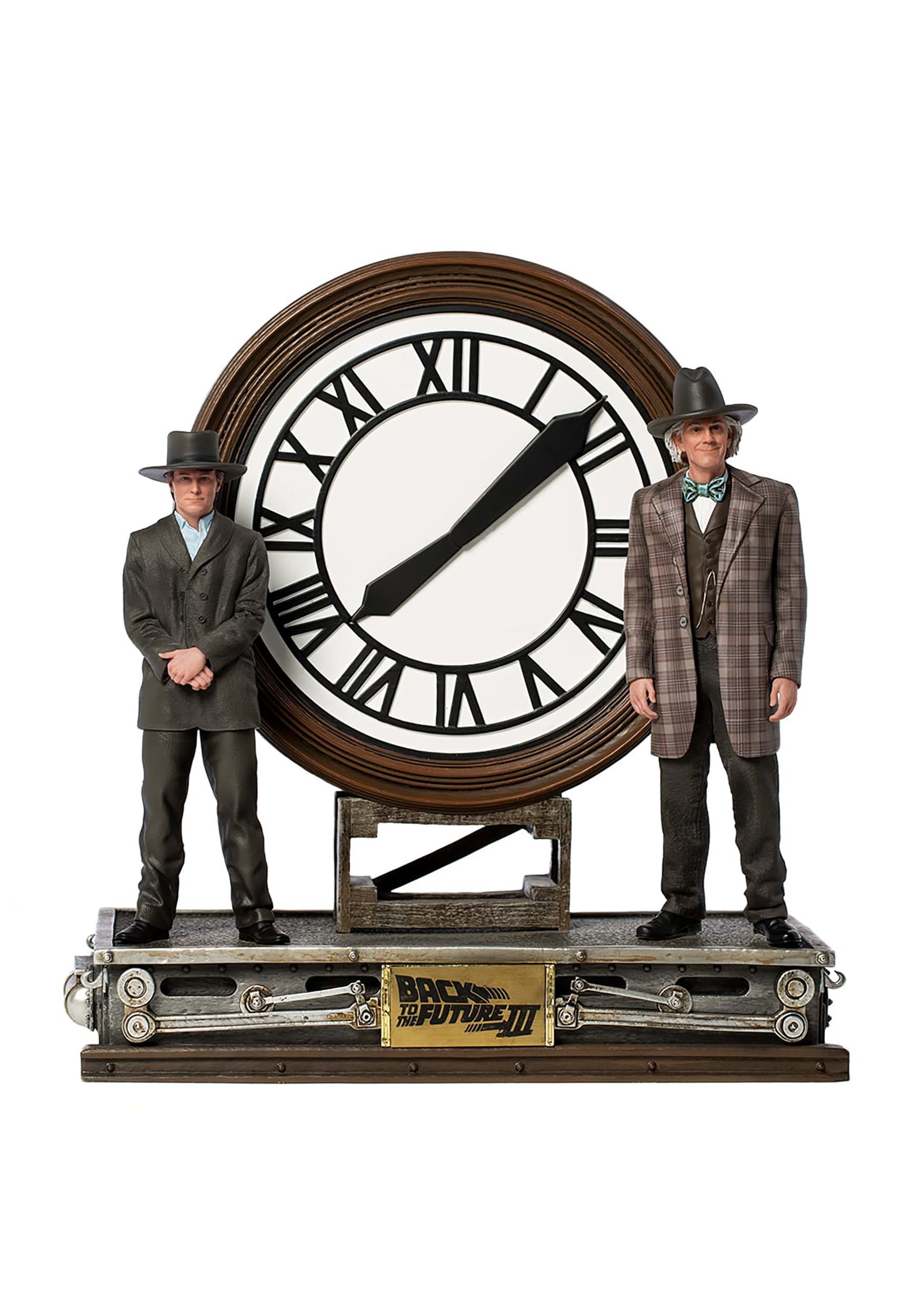 Marty and Doc at the Clock Deluxe Art 1/10 Limited Edition Scale Statue