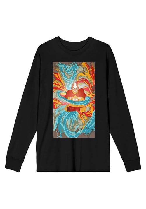 Avatar The Last Airbender Aang Long Sleeve Unisex Tee