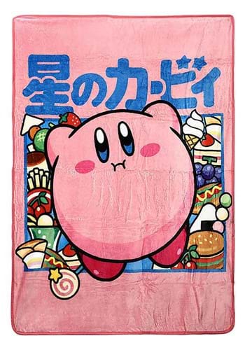 Kirby Digital Fleece Throw