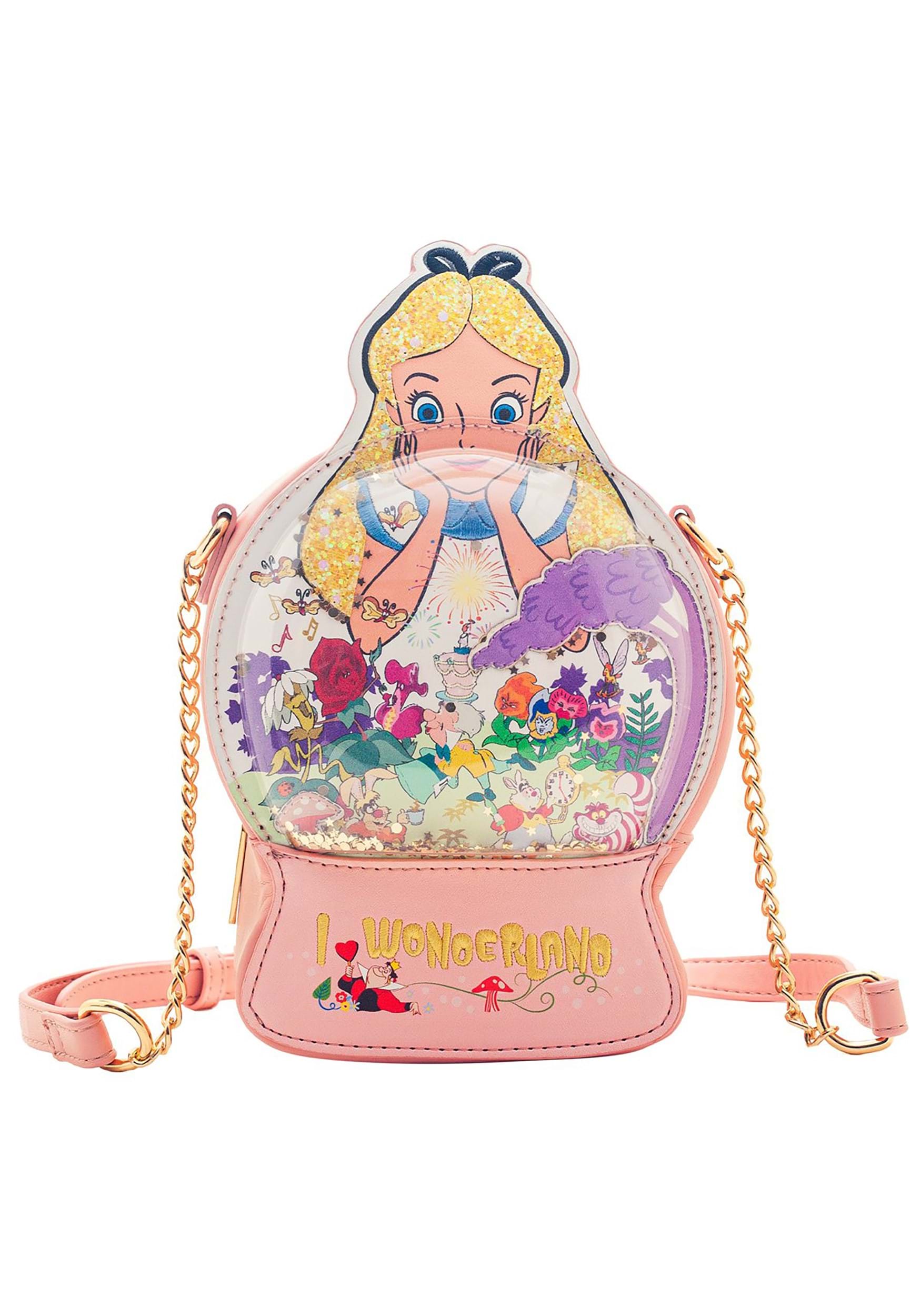 Alice in Wonderland Snowglobe Crossbody Bag