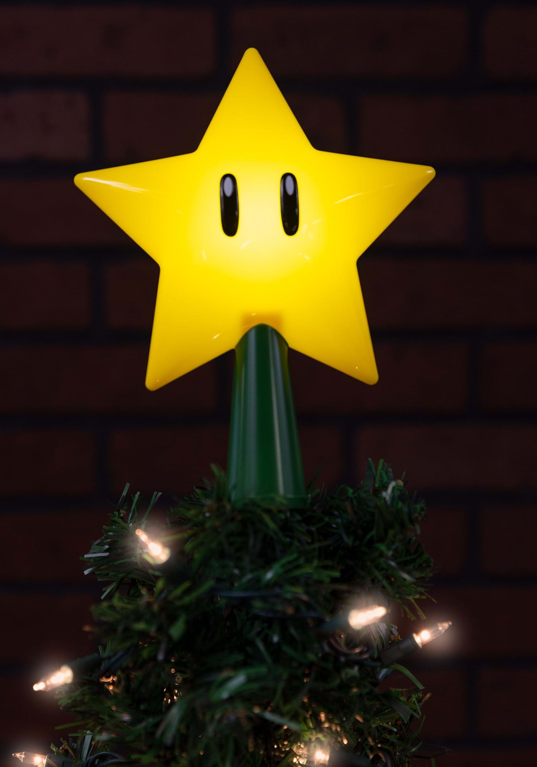 Super Star Mario Tree Topper
