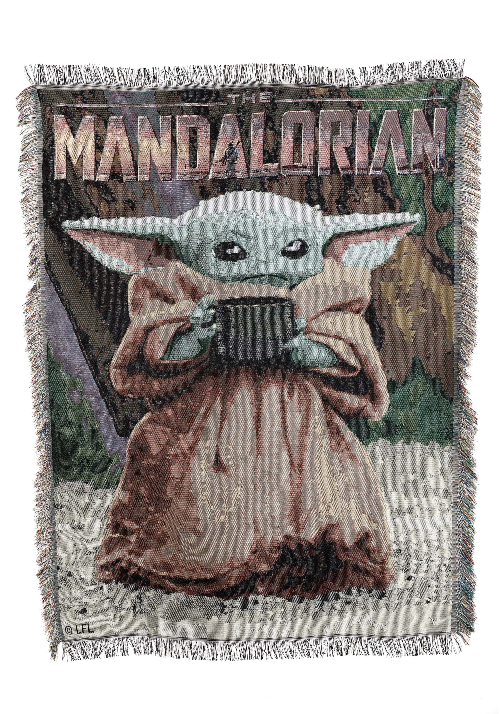 Just Watching Mandalorian Tapestry Throw