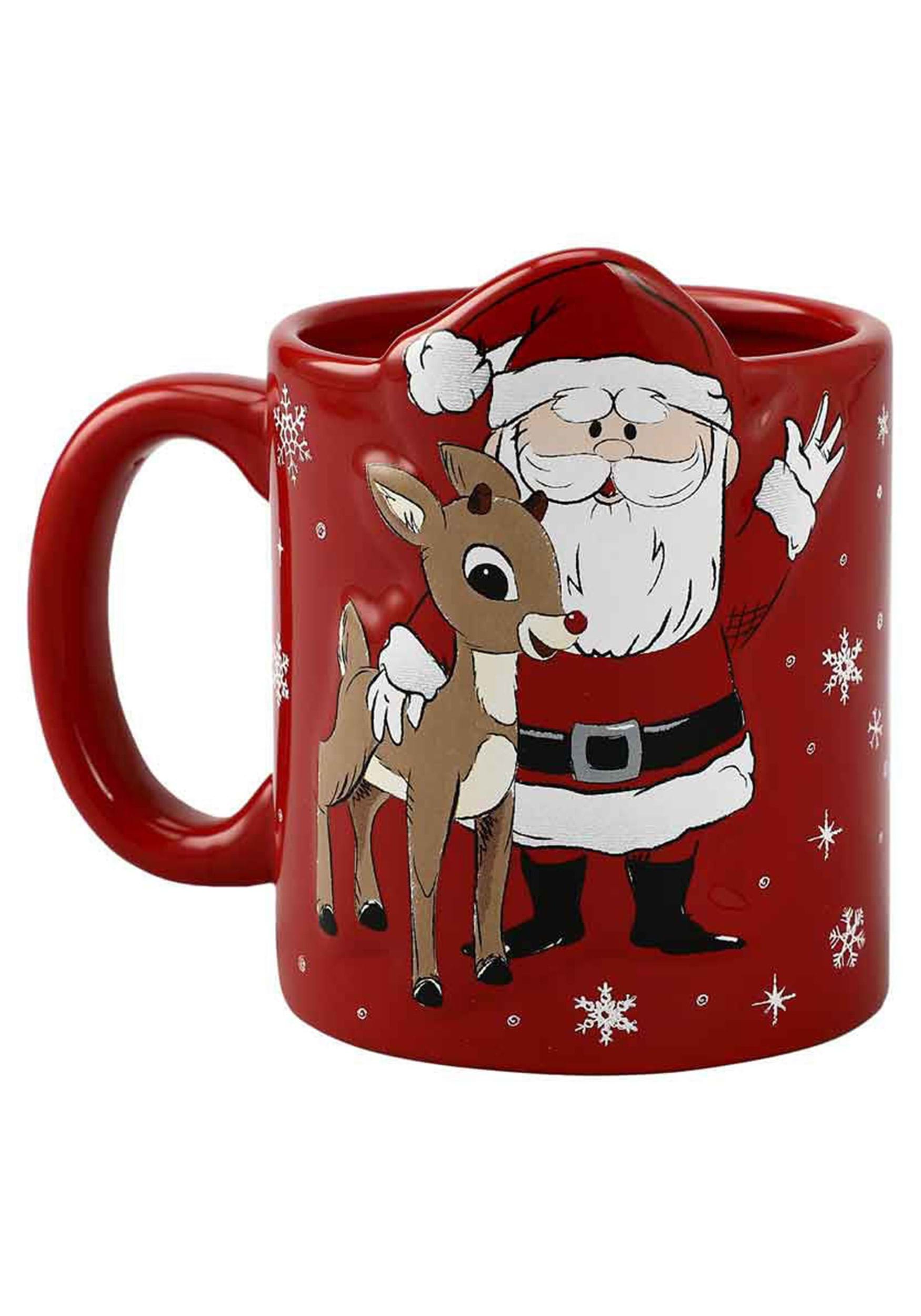 Rudolph Ready Rudolph 16 Oz. Bas-relief Ceramic Mug