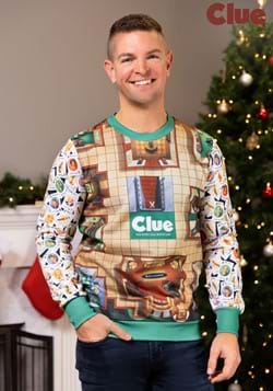 Adult Clue Mansion Sweater Alt 1