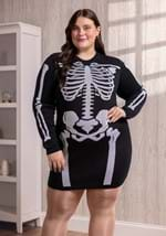 Women's Skeleton Sweater Dress Alt 1