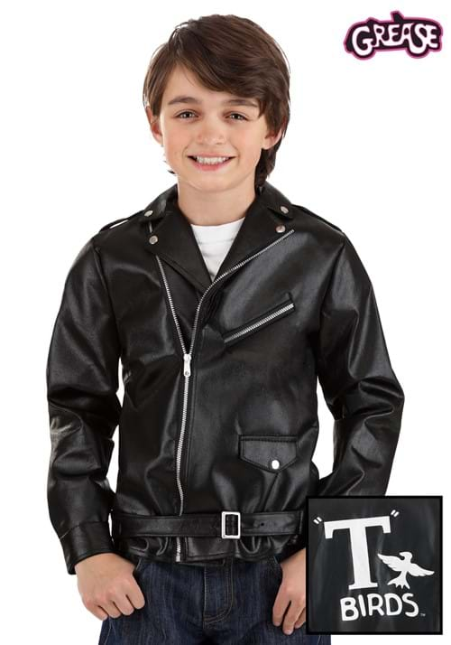 Grease T Bird Kids Jacket Costume