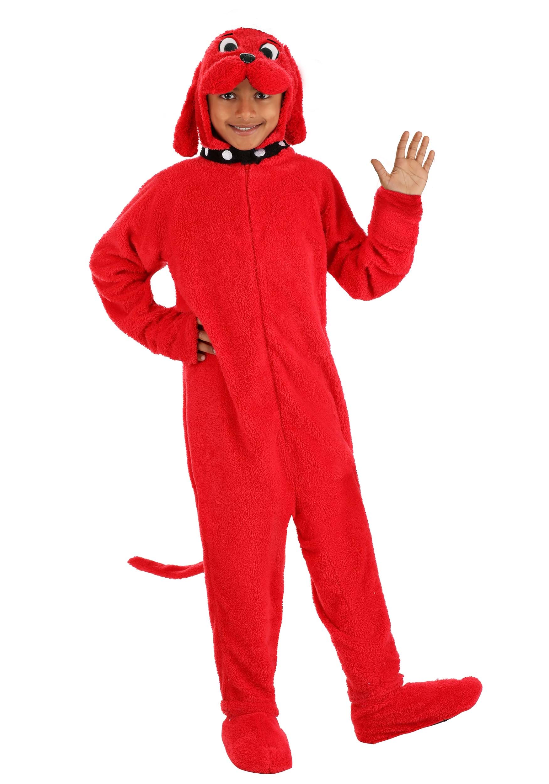 Clifford the Big Red Dog Size Costume | Kids Halloween Costume