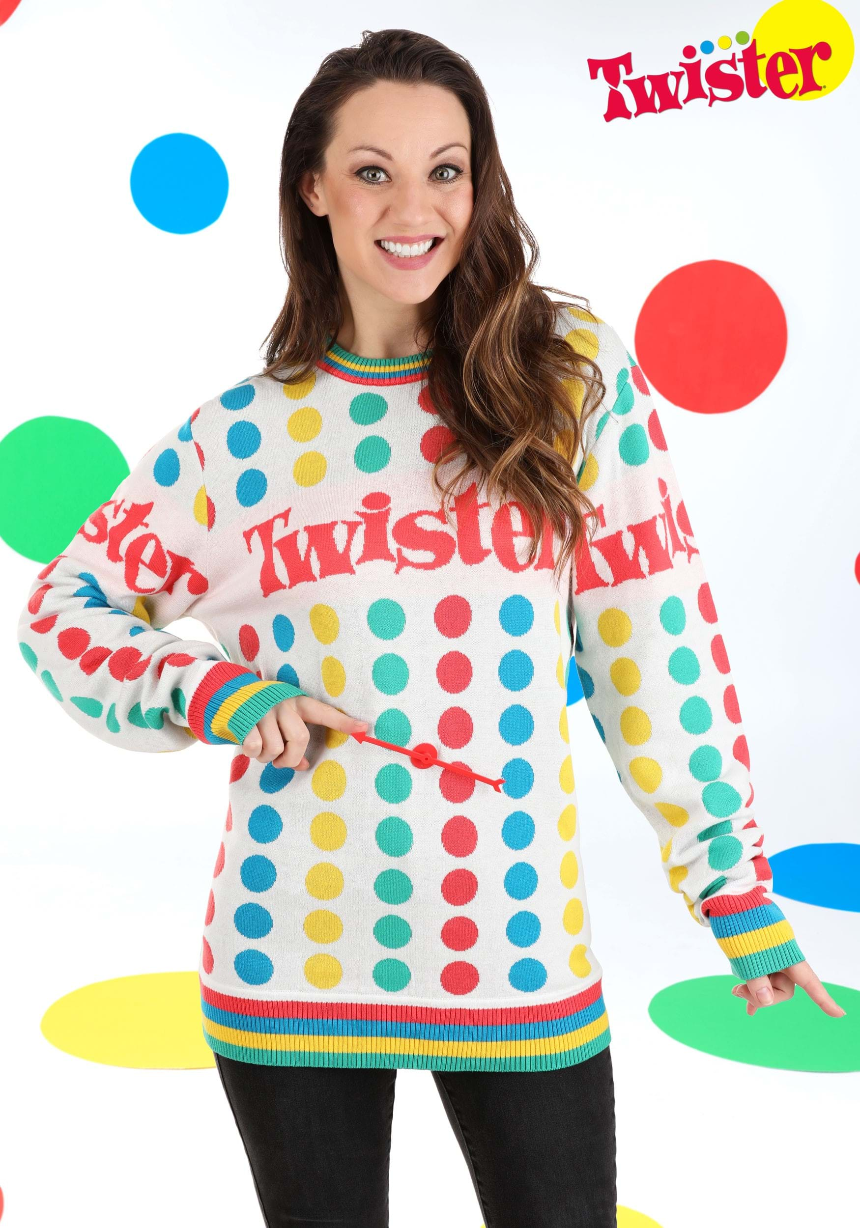 Hasbro Games Twister Adult Sweater