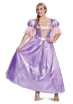 Womens Tangled Plus Size Deluxe Rapunzel Costume