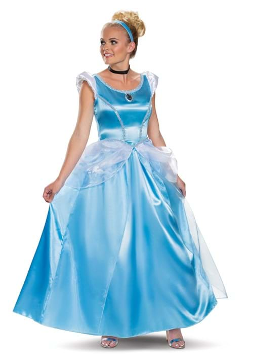 Deluxe Womens Plus Size Cinderella Dress