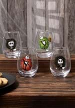 NBC Holiday Art 4 Piece Stemless Glass Set-0