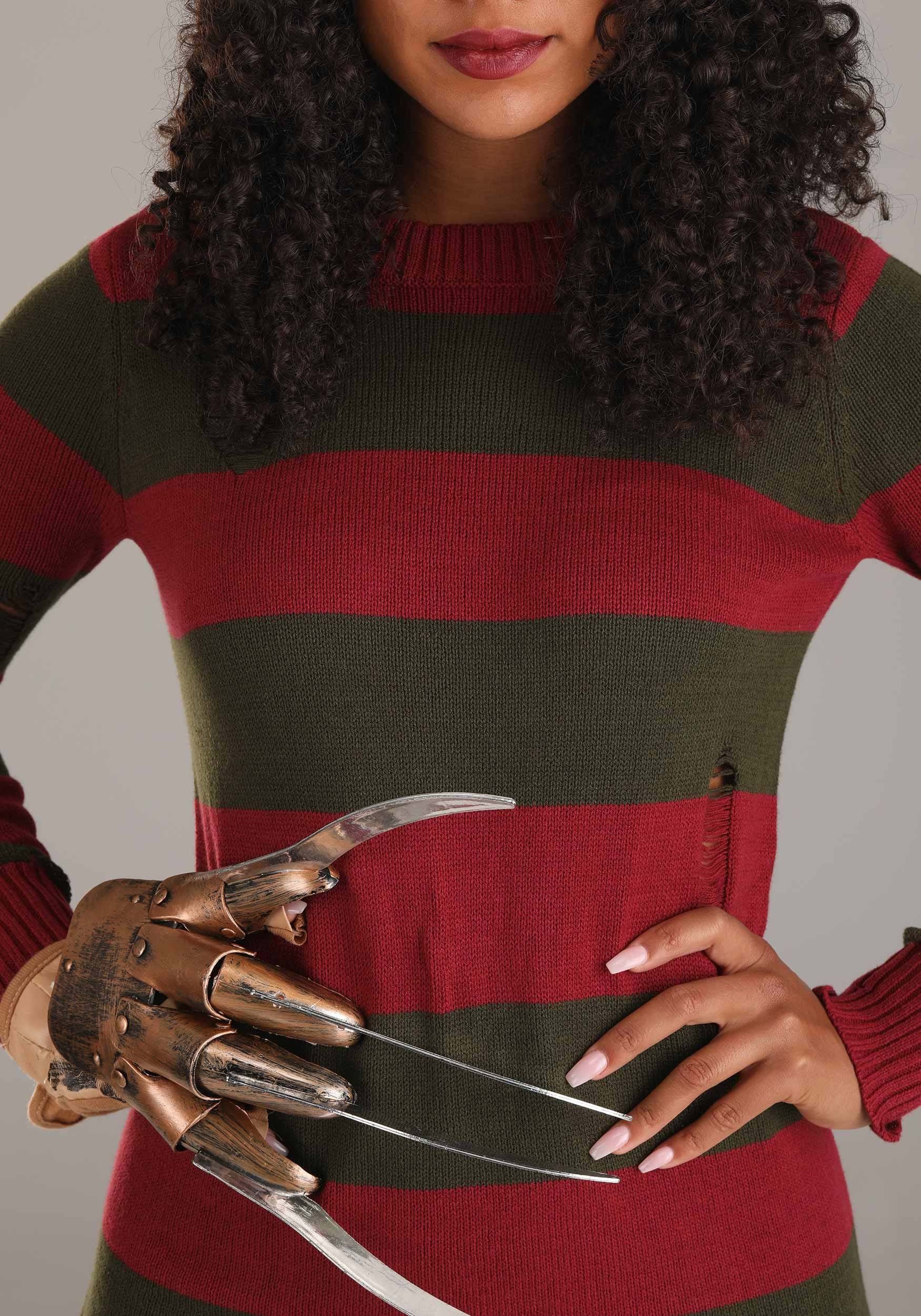 Freddy Krueger Plus Size Costume Dress For Adults , Horror Movie Costumes