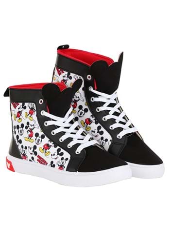 Mens Mickey Mouse High Top Sneakers