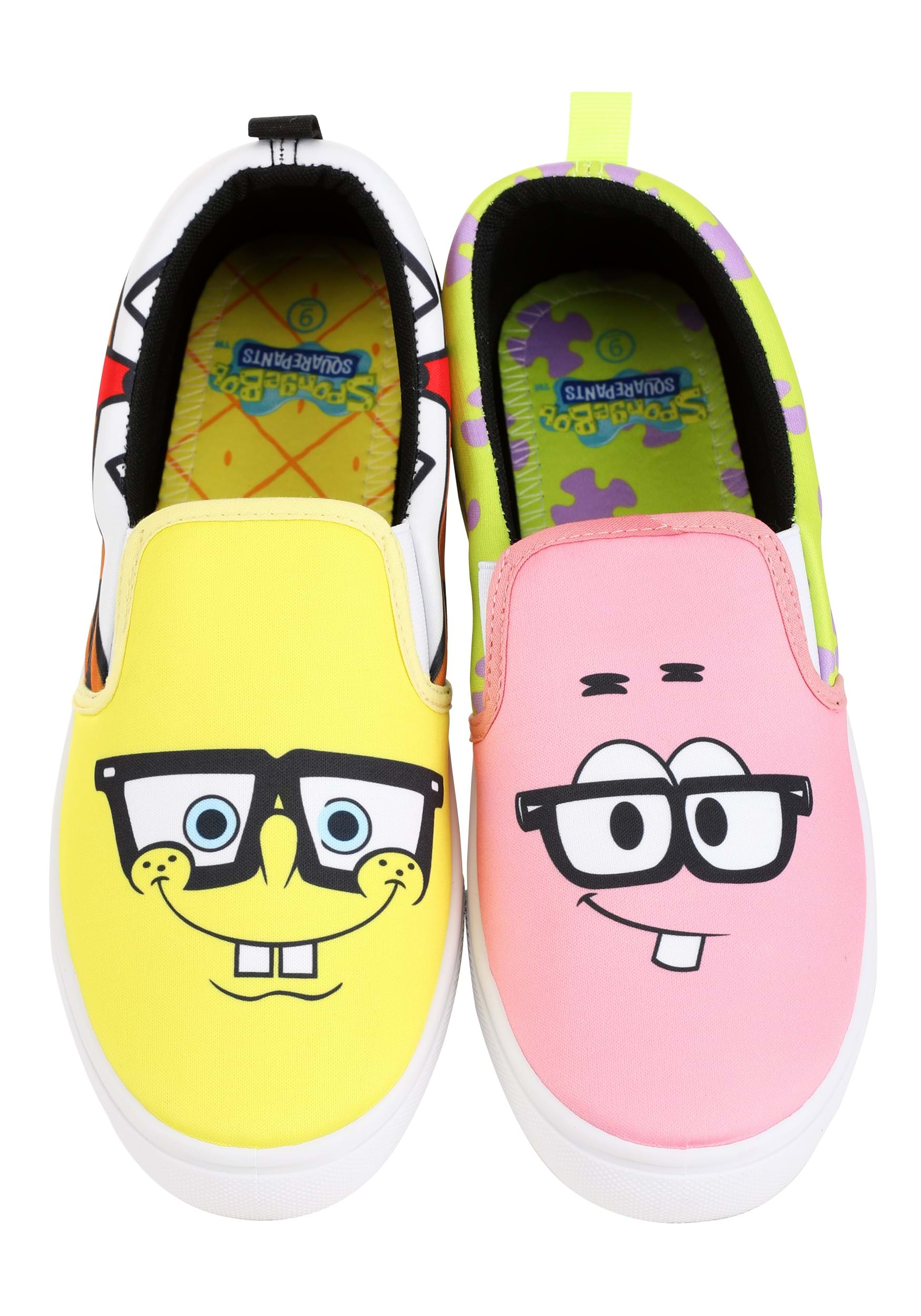 spongebob adult shoes