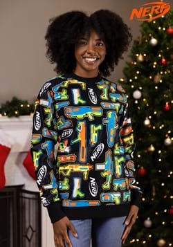 Adult Neon Nerf Gun Sweater