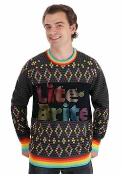Adult Hasbro Lite Brite Sweater Alt 4