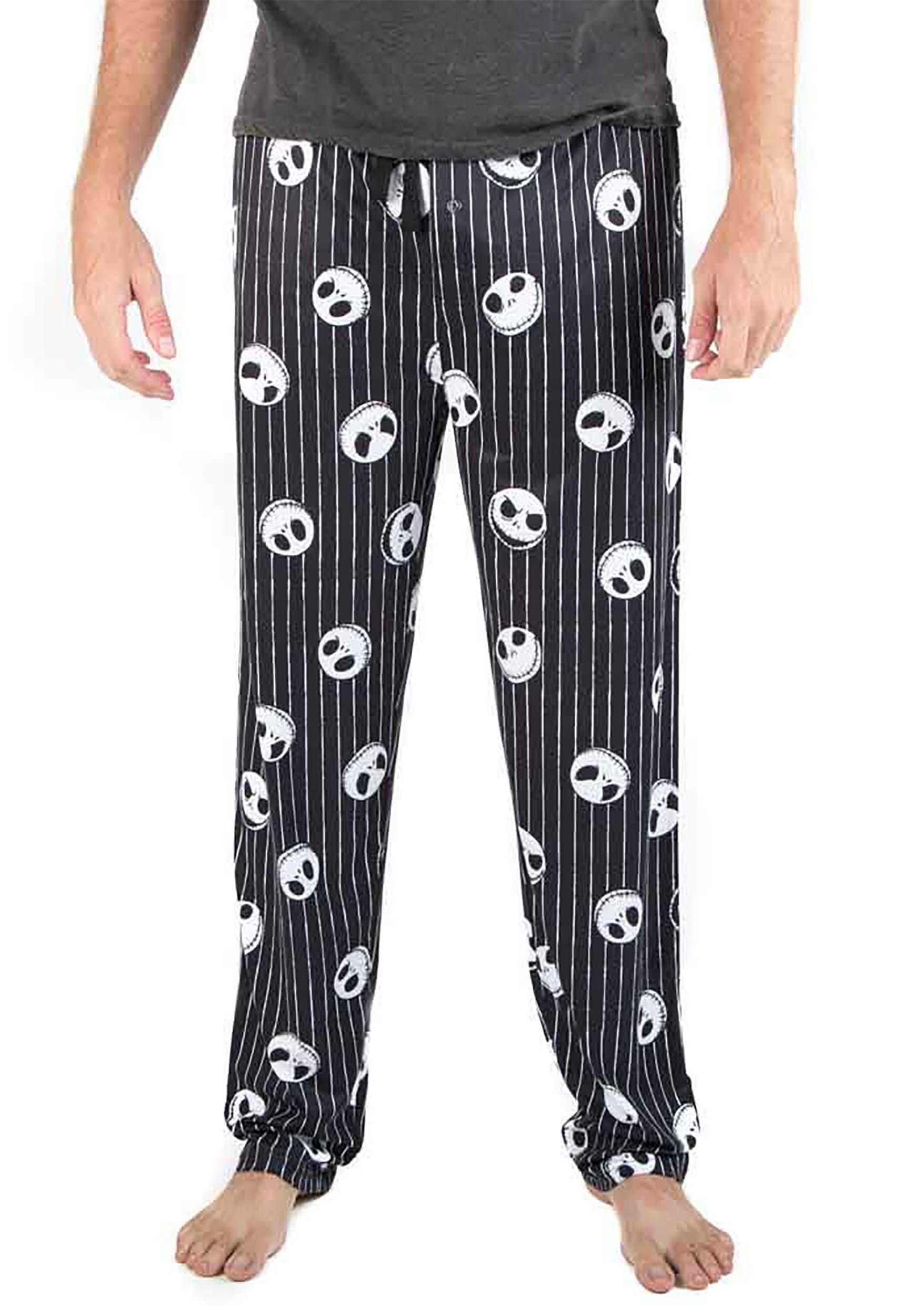 Nightmare Before Christmas Adult Jack Pin Stripe Sleep Pants