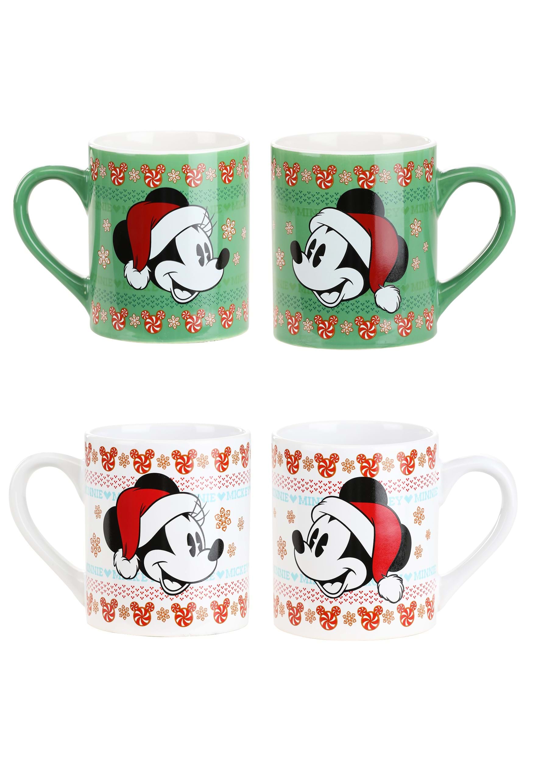 Disney Christmas 14oz Ceramic Mug 2 Pack