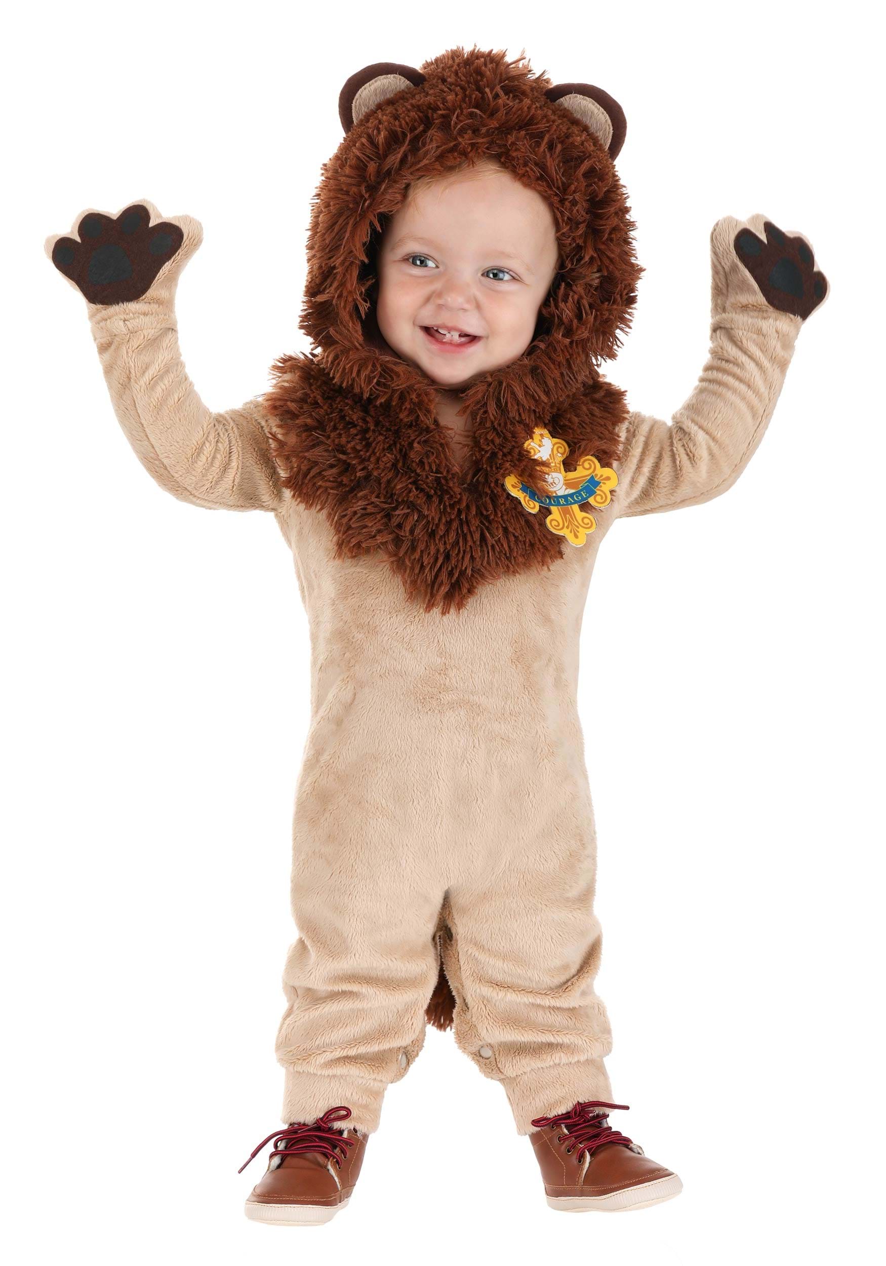 Photos - Fancy Dress Wizard Jerry Leigh  of Oz Infant Cowardly Lion Costume Brown/Yellow JLJ 