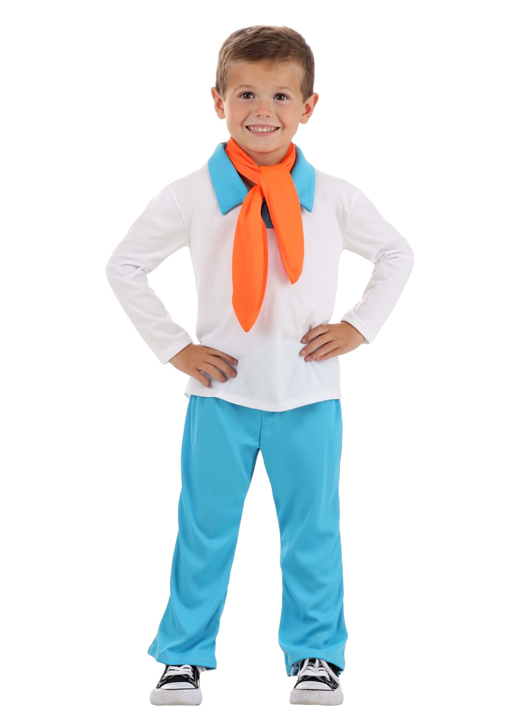 Photos - Fancy Dress Toddler FUN Costumes Scooby Doo  Fred Costume Blue/Orange/White FUN 