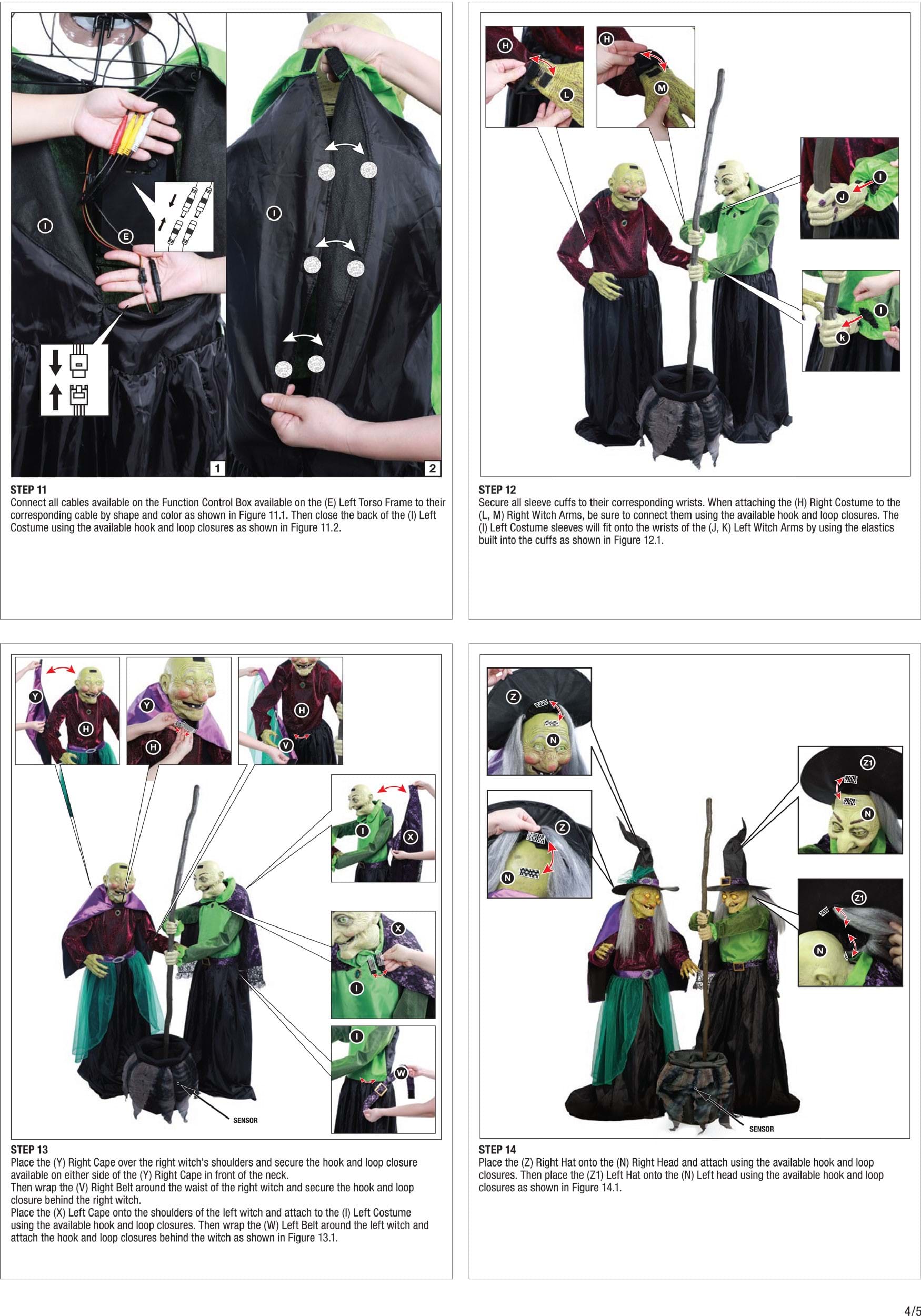 Stirring Up Trouble Animated Witch Decoration - Picture 8 of 19