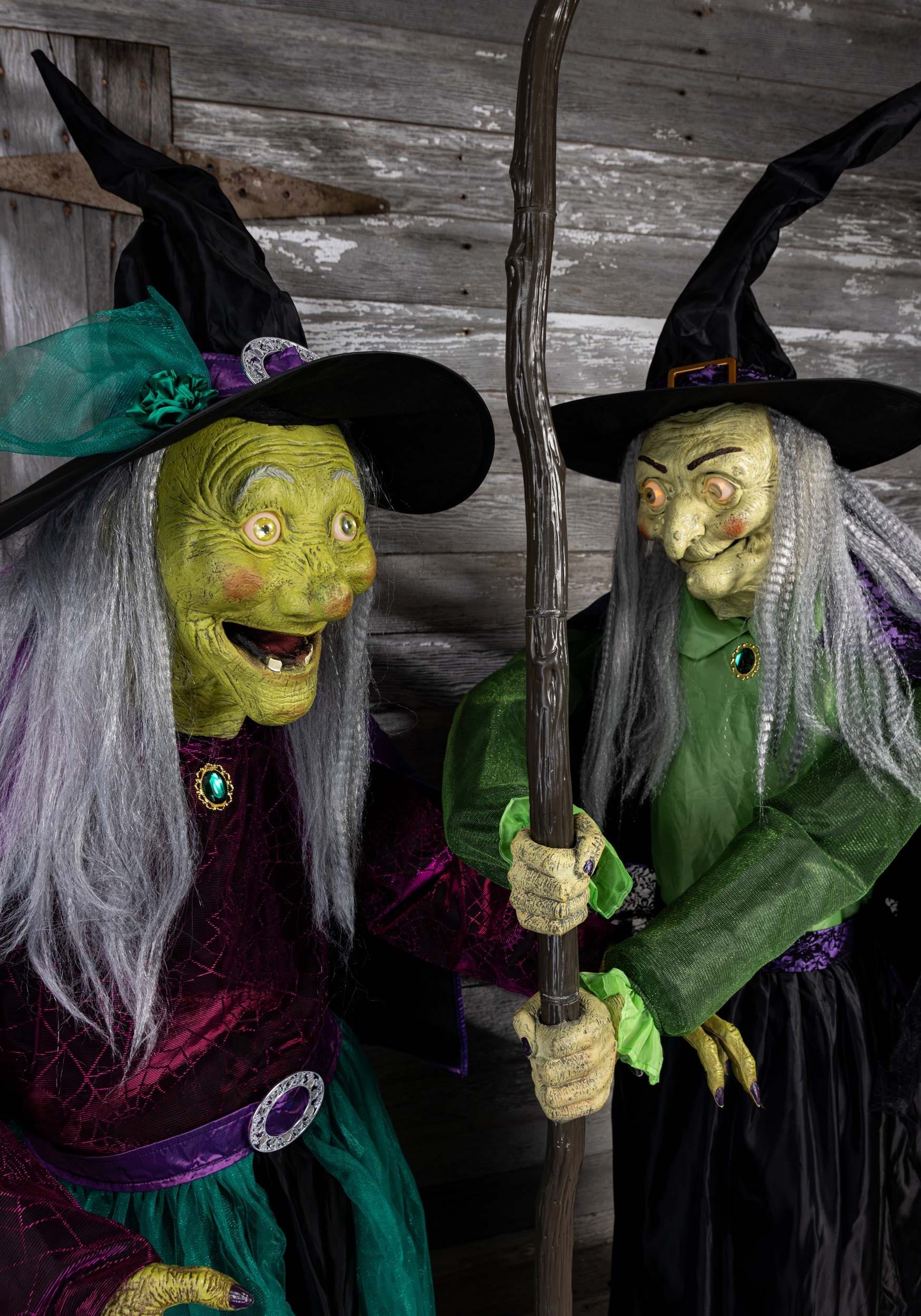Stirring Up Trouble Animated Witch Decoration - Picture 12 of 19
