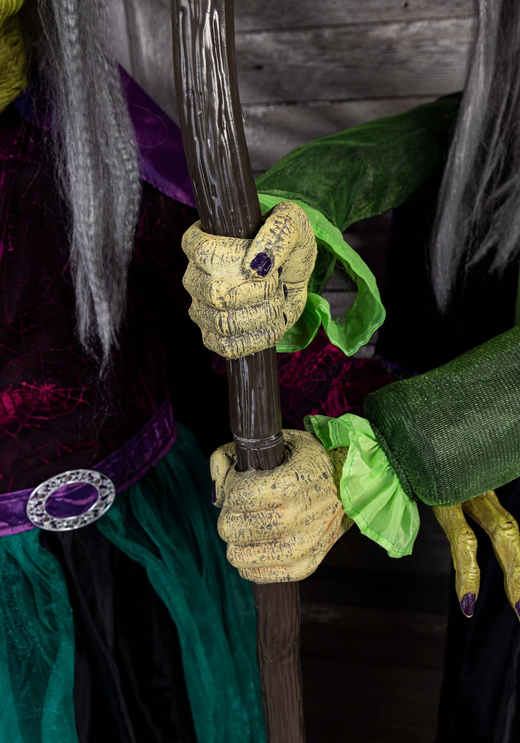Stirring Up Trouble Animated Witch Decoration - Picture 13 of 19