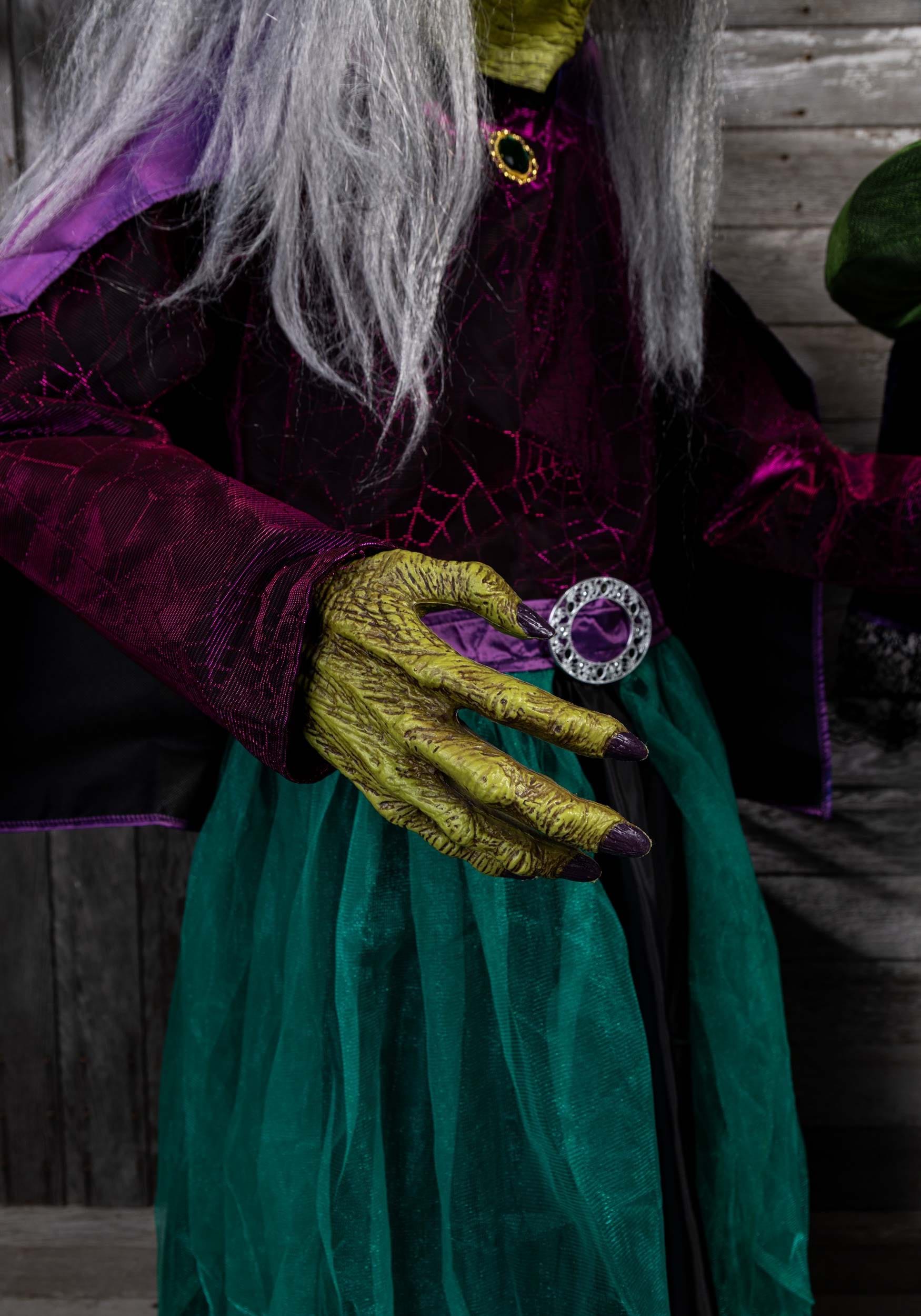 Stirring Up Trouble Animated Witch Decoration - Picture 14 of 19