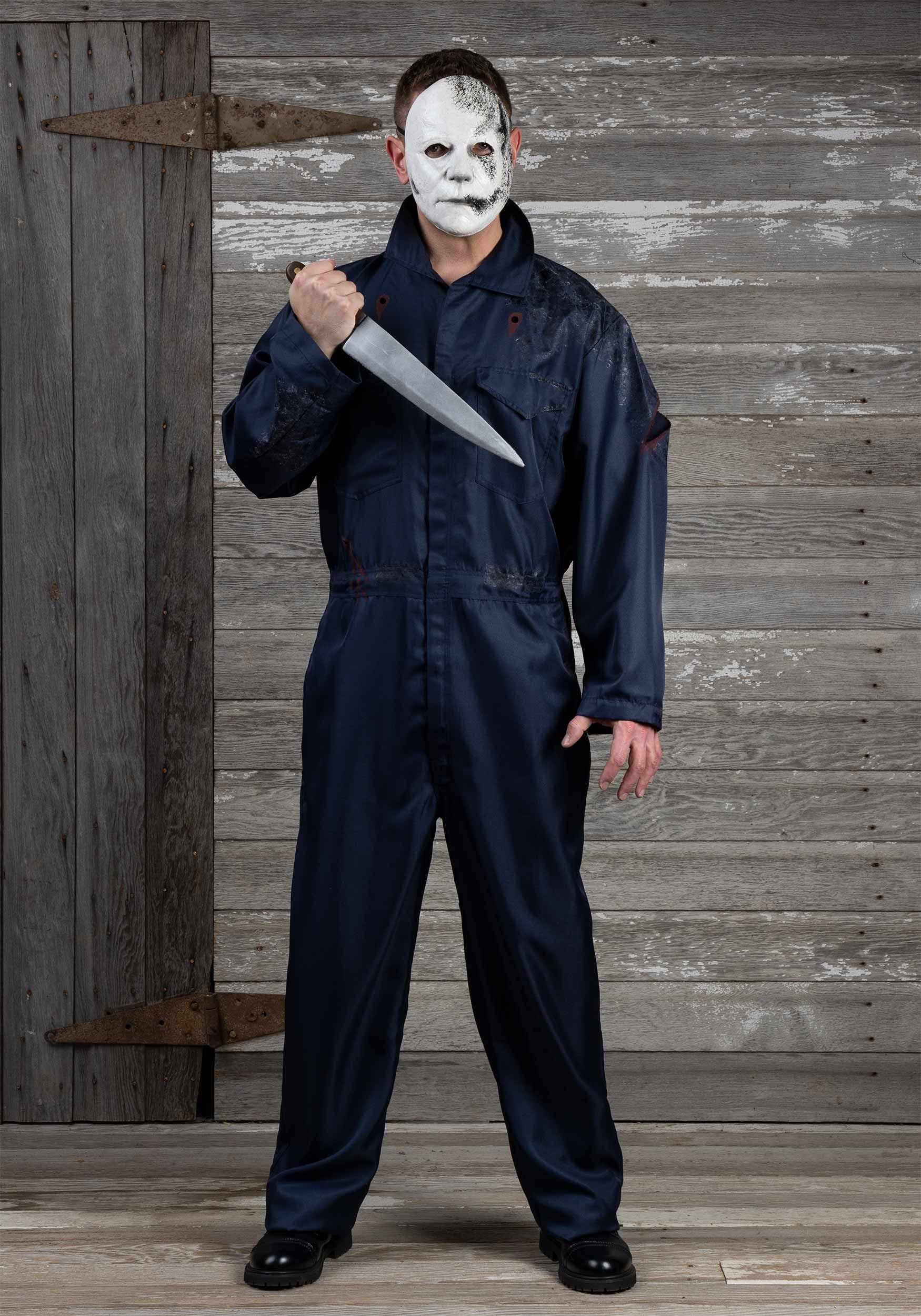 Adult Halloween Kills Coveralls with Mask Combo