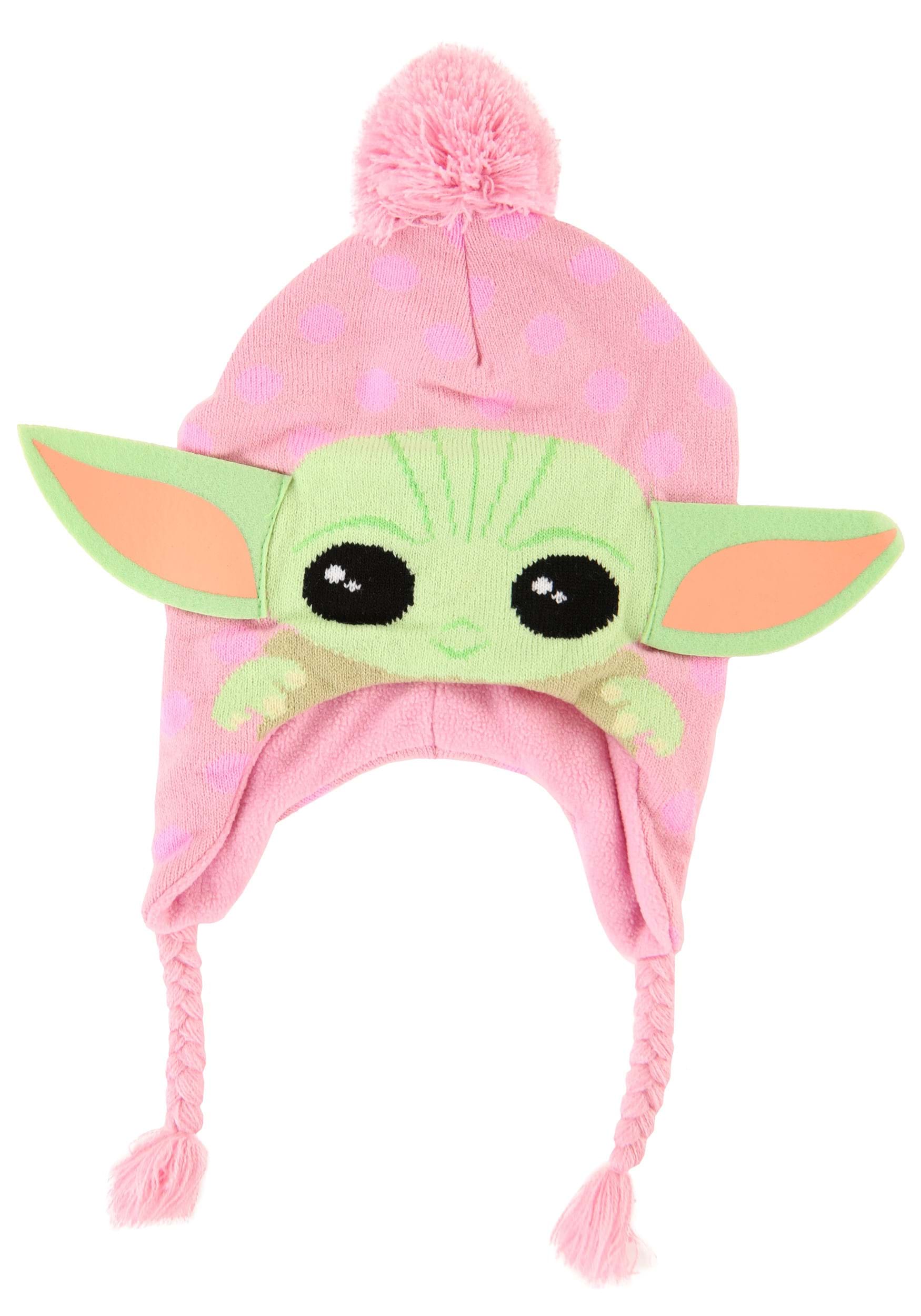 Baby Yoda Earflap Hat and Gloves Set for Girls