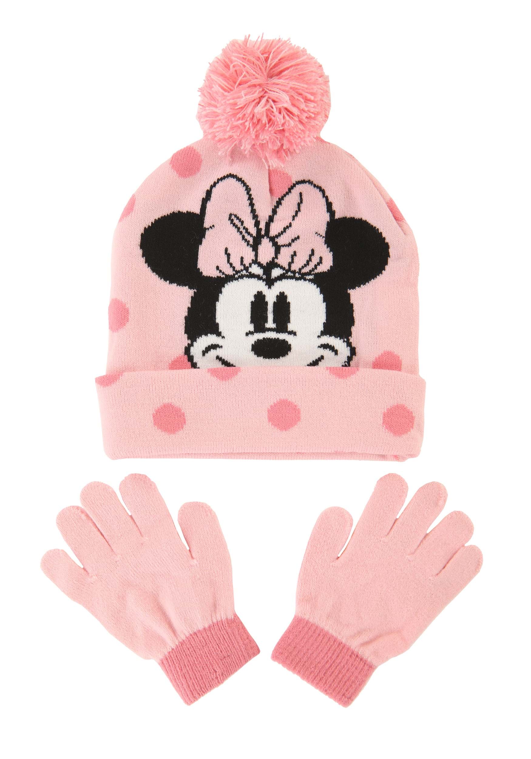 Minnie 3D Bow Hat and Gloves Set