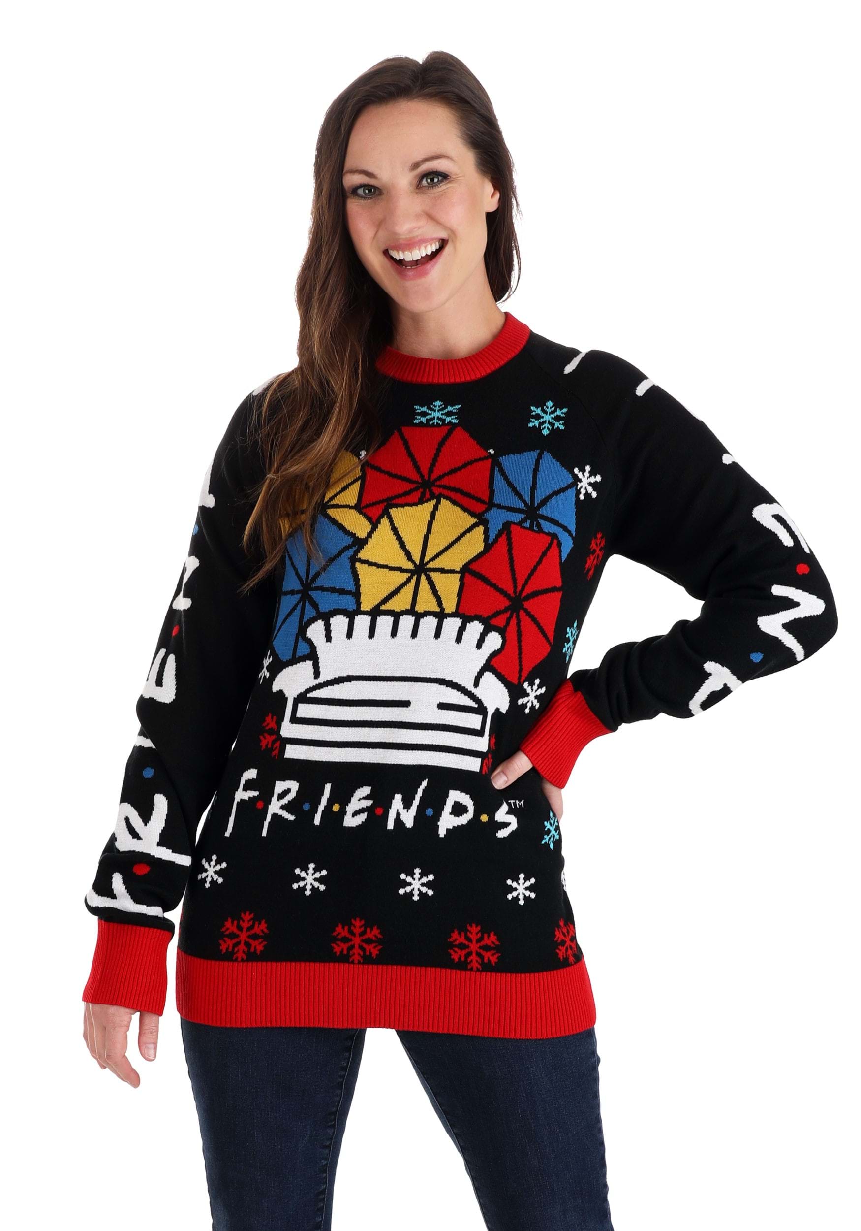 Holiday Friends Sweater For Adults