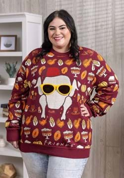 Friends Thanksgiving Adult Sweater Alt 1