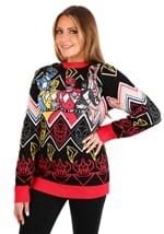 Adult Heroic Pose Power Rangers Sweater Alt 5